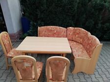 Eckbank mit Tisch und 3 Stühlen