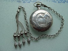 SPIRAL BREGUET PFERD FERD Savonette Doppeldeckel Taschenuhr Spz-2