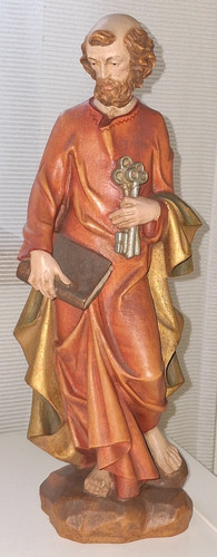 Holzfigur geschnitzt hl - holzfigur, geschnitzt,