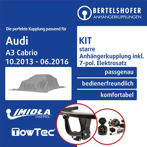 Für audi cabrio typ 8v - für, a3