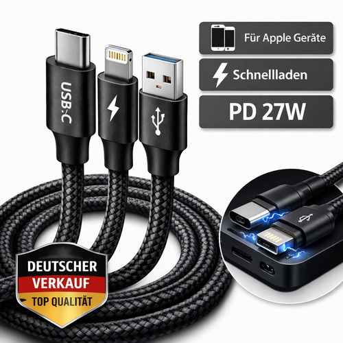 Usb ladekabel für - usb-c/usb-a,