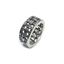 925 Silver Mens Ring Band