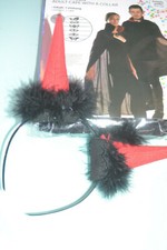 Teufelkostüm,2 tlg. Satankostüm,Umhang mit Hörner,Einheitsgröße,neuwertig/neu