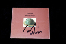 TONY LEVIN - World Diary JAPAN 1995 SIGNED rare CD KING CRIMSON