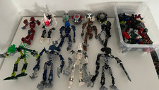 Konvolut Bionicle 13 Figuren + viele Bionicle Teile