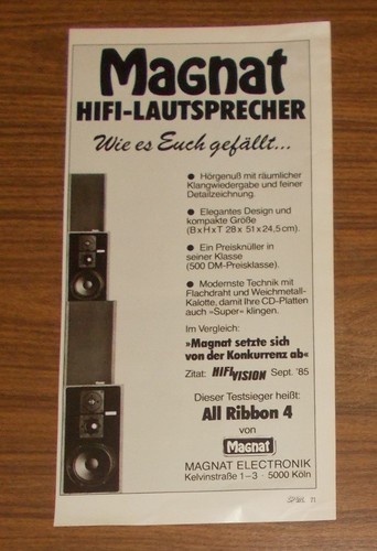 Seltene werbung vintage magnat - seltene,