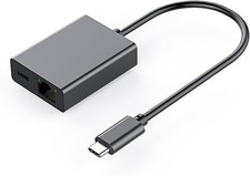 LAN Adapter für Waipu TV Stick, 1000Mbps USB C auf Ethernet Adapter mit 100 Watt