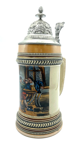 Antik steinzeug bierkrug krug - antik,