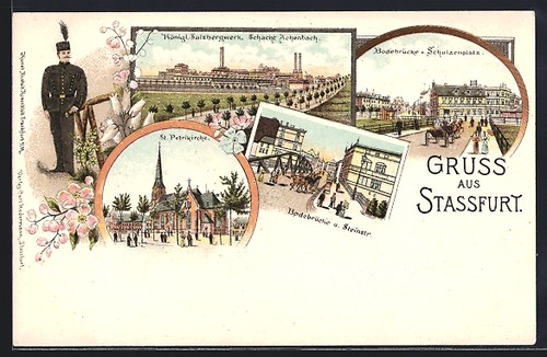 Lithographie stassfurt - lithographie,