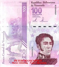 VENEZUELA  100 Bolivares