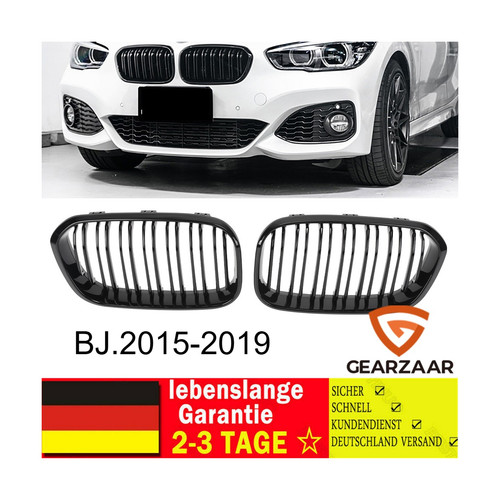Kühlergrill schwarz glanz - schwarz,
