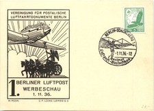 Berlin - Luftpost Werbeschau