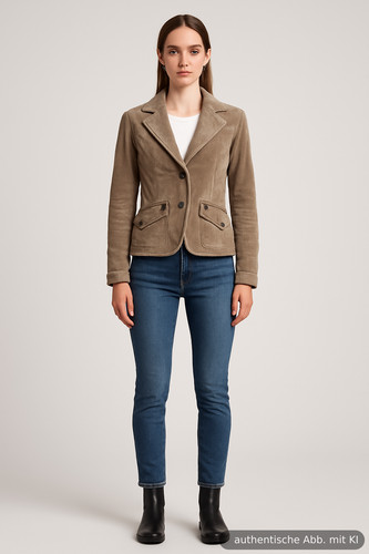 Damen cordblazer beige - damen,