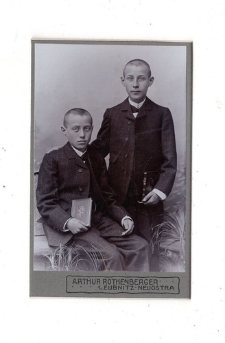 Cdv foto feine jungen - cdv,