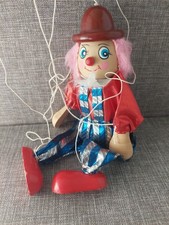 Marionette vintage clown holz - vintage,