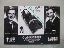 Peter Utzschneider Ak Bobsport Olympia Zweier-Bob LESEN