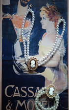 Damen Kamee Schmuckset aus