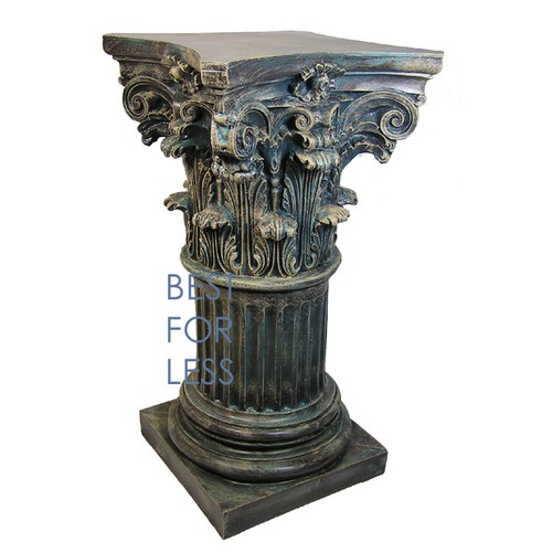 Säule dekosäule moos stein - säule,