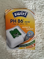 Swirl PH 86 / PH 96 EcoPor Staubsaugerbeutel, 4 Beutel und 1 Filter, Staubsauger