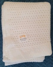 Ashtons Zorbit White Vintage Kinderwagendecke Cellular Acryl 100x120cm England