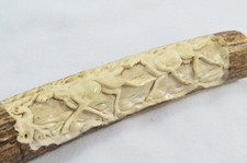 Handgeschnitzter ganzer Geweih Horn Pferde Gehstock Stock Top Griff Sheffield