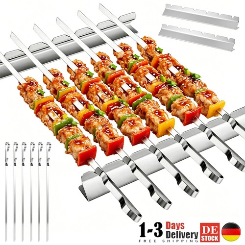 Stück grillspieß set lange - 6, grillspieß-set