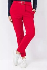 KILIAN KERNER SENSES Hose, knöchellang Teildehnbund abnehmbarer Gürtel gr.38 ot