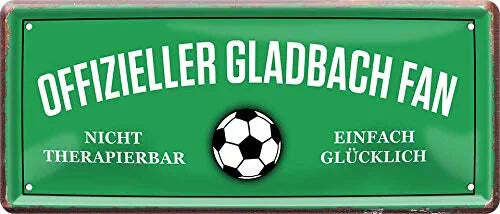 Blechschild fußball - blechschild,