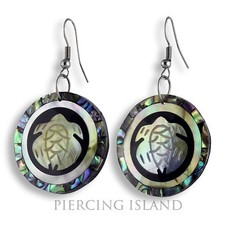 Schildkröten Muschel Ohrringe