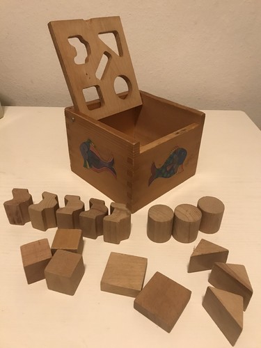Retro vintage holz sortierbox - retro,