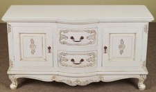 Weiss TV-Schrank Lowboard