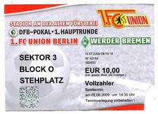 Ticket Pokal Union Berlin -