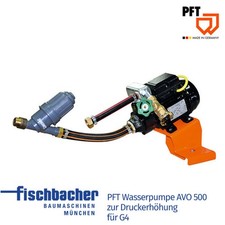 PFT Wasserpumpe zur Druckerhöhung AVO 500, 400 V, 3 Ph, 50 Hz, 0,37 kW für G 4