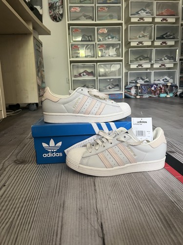 Adidas superstar grey pink - adidas,