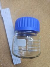 Weithalsflasche 250ml DURAN Laborflasche Weithals 8cm Laborglas Top Zustand 