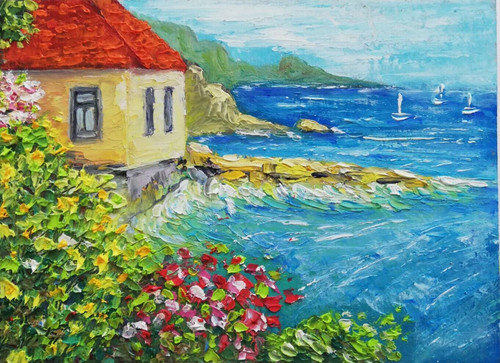 Italien see landschaft - italien,