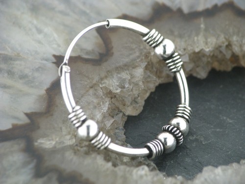Ohrring keltische creole 25mm - keltische,