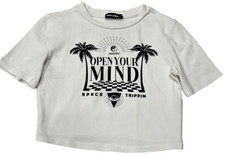 Tally Weijl Open Your Mind Print T-Shirt, White - Gr. M