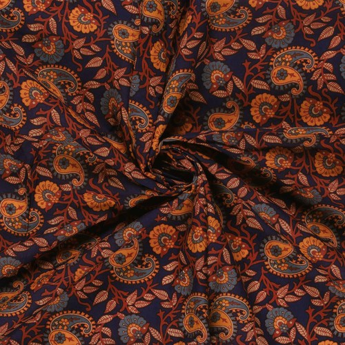 Baumwollstoff voile paisley - voile,