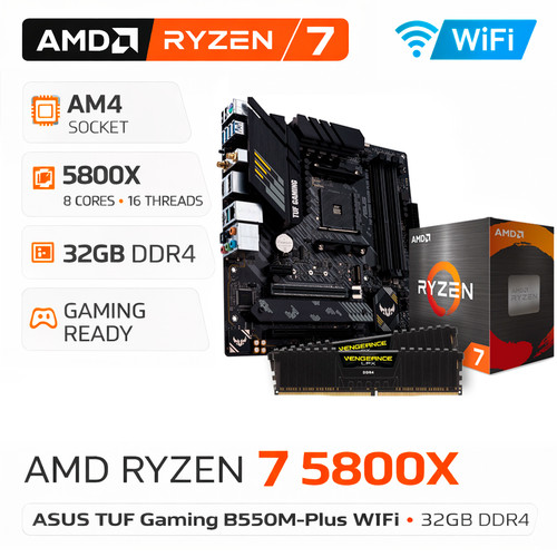Amd ryzen 5800x asus - 7, +