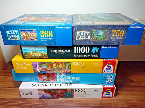 Puzzle 1000 759 - 368, teile