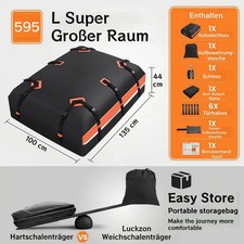 595L Auto Dachbox Faltbare
