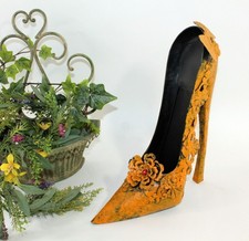 XL Schuh Metall Deko Garten