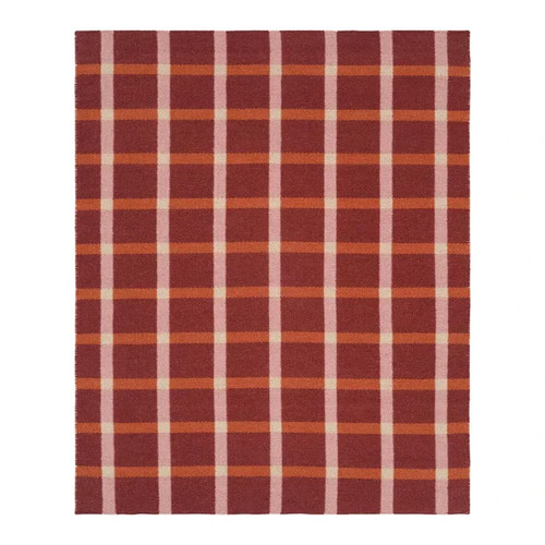 Handgewebter rot rosa orange - rot,