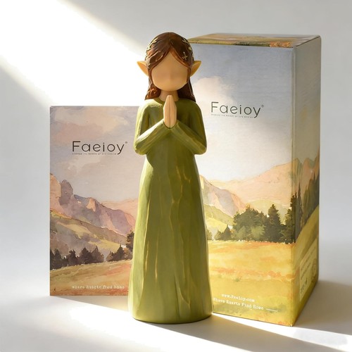 Betende feen elfen figuren - betende,