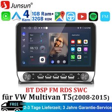 10.1 Für VW T5 Multivan Transporter Android Autoradio Carplay GPS Navi RDS BT FM