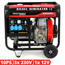 Stromerzeuger Diesel Stromaggregat Notstromaggregat Leise Stromgenerator B-WARE