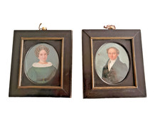 Biedermeier Miniatur Portrait