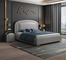 Doppelbett Bett Holz Design