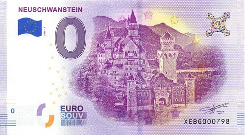 009 euro souvenir schein - 0,